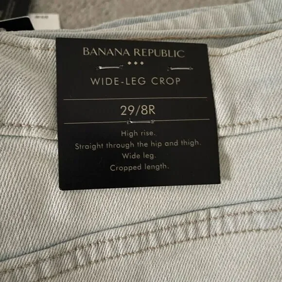 Banana Republic Wide-Leg Crop Jean - Picture 13 of 16